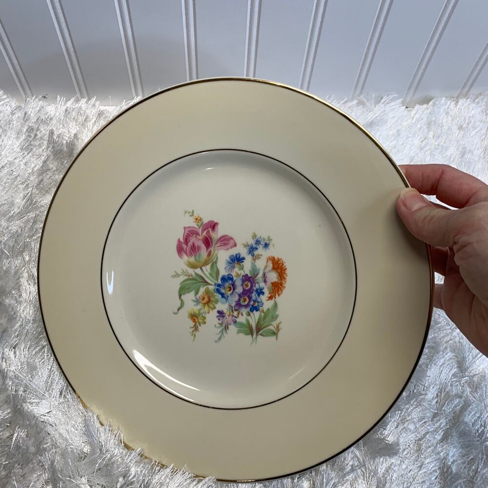 Aberdeen China Dinner Plate Floral Bouquet 10"